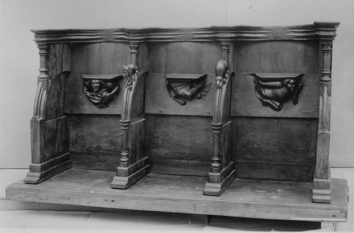 Choir Stall, Oak, French 