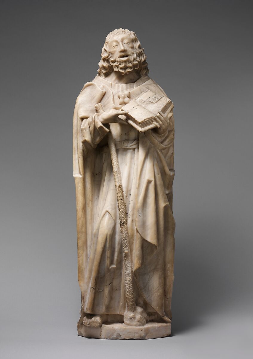 Saint James the Lesser, Workshop of Gil de Siloe (Spanish, active 1475–1505), Alabaster, Spanish 