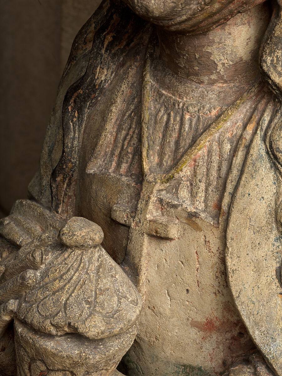 Saint Mary Magdalene, Limestone with traces of paint, French