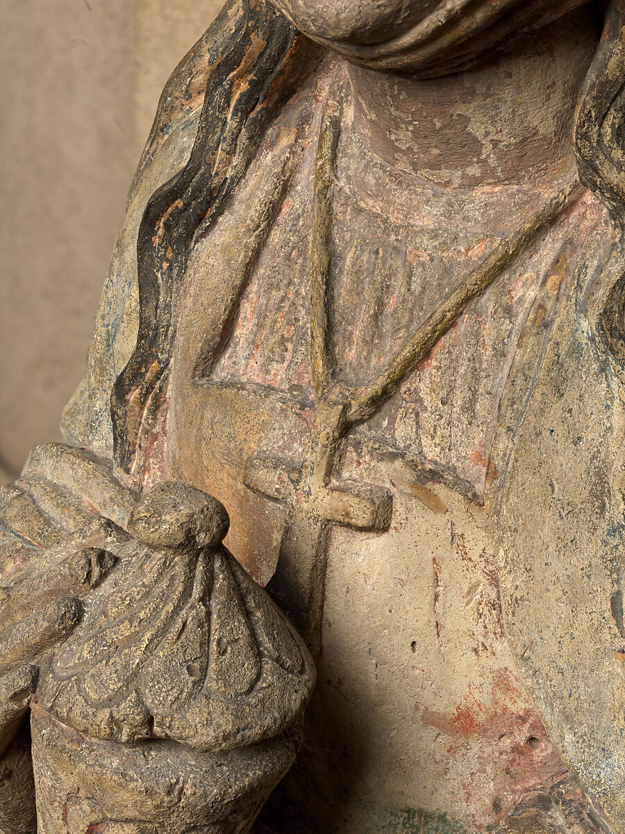 Saint Mary Magdalene, Limestone with traces of paint, French