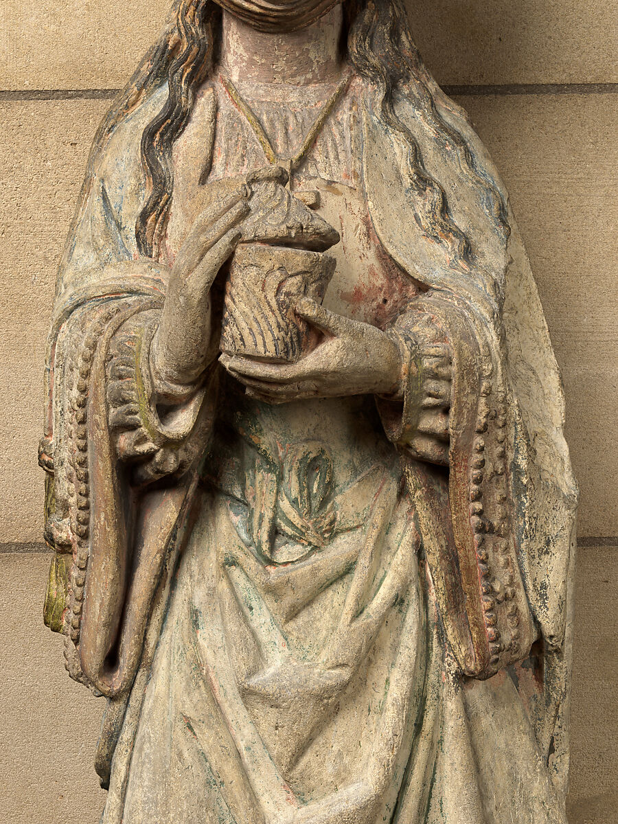Saint Mary Magdalene, Limestone with traces of paint, French