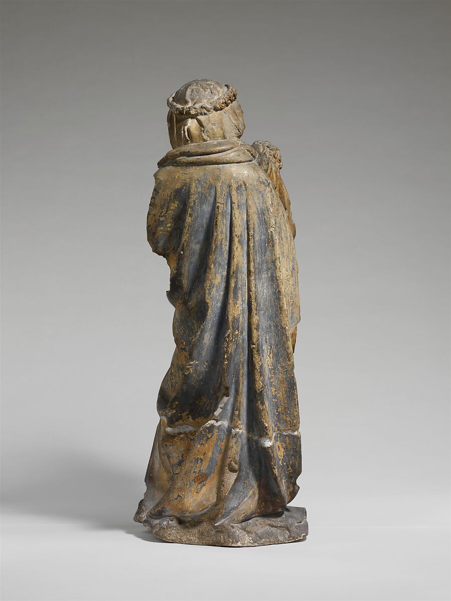 Virgin and Child, Limestone with traces of paint, French