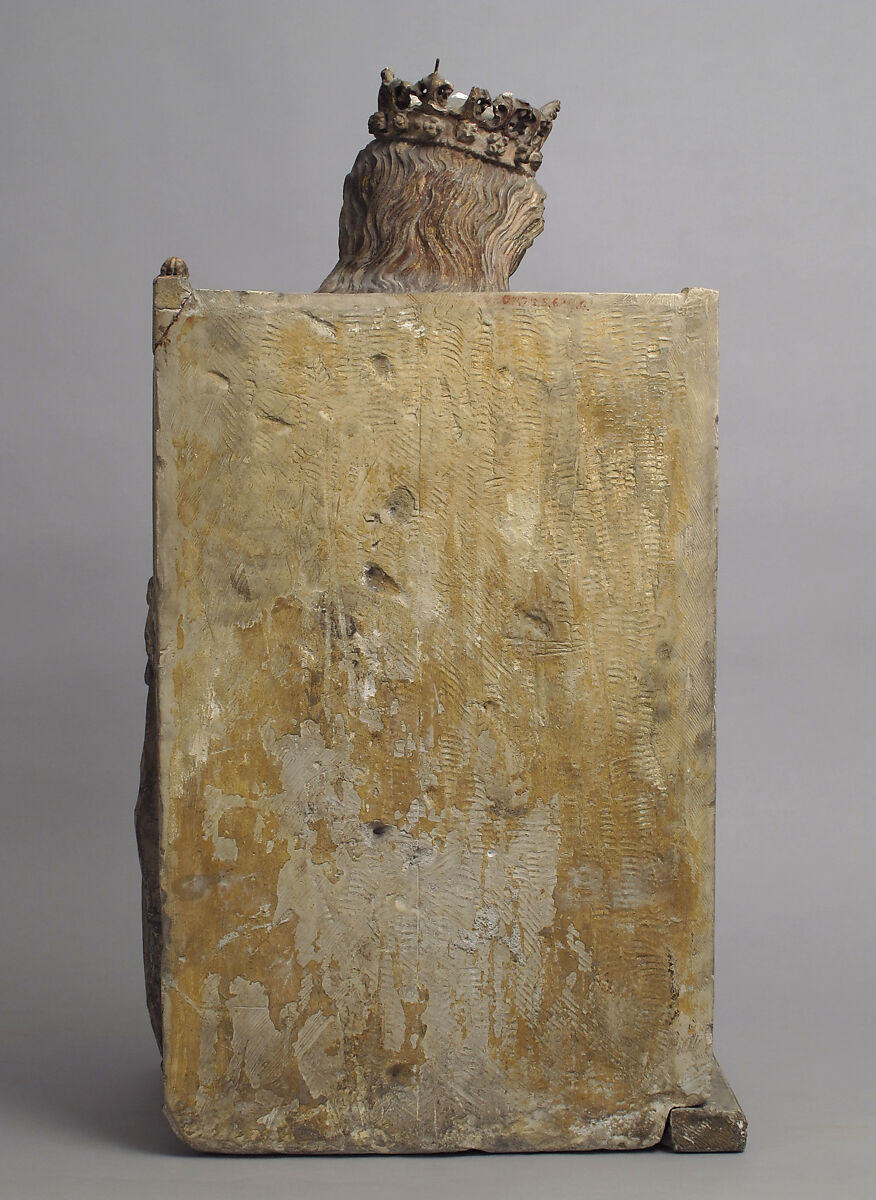 Virgin and Child, Limestone, traces of polychromy, French