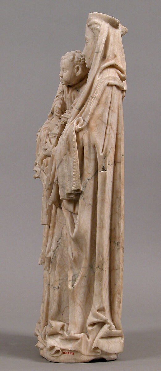 Virgin and Child, Alabaster, French