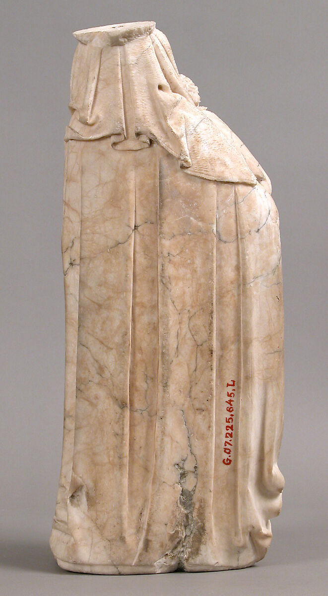 Virgin and Child, Alabaster, French
