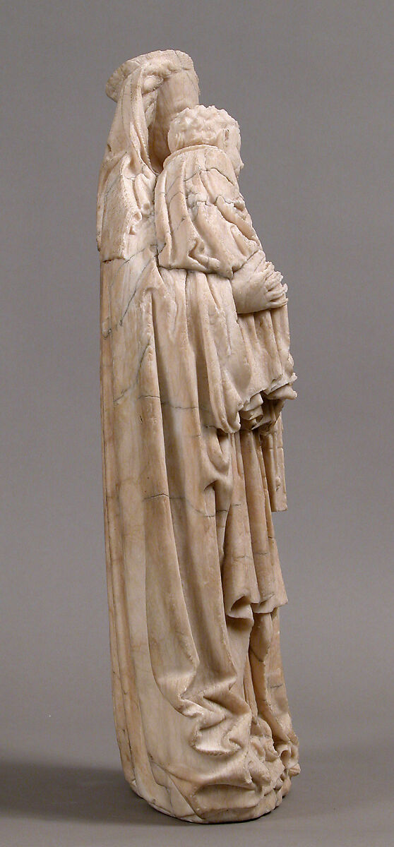 Virgin and Child, Alabaster, French