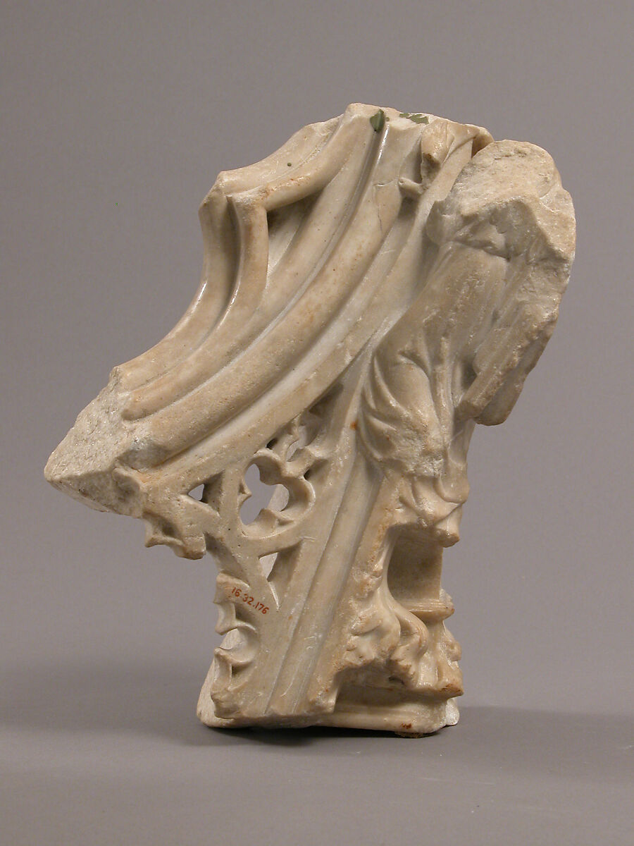 Architectural Fragment, Marble, French
