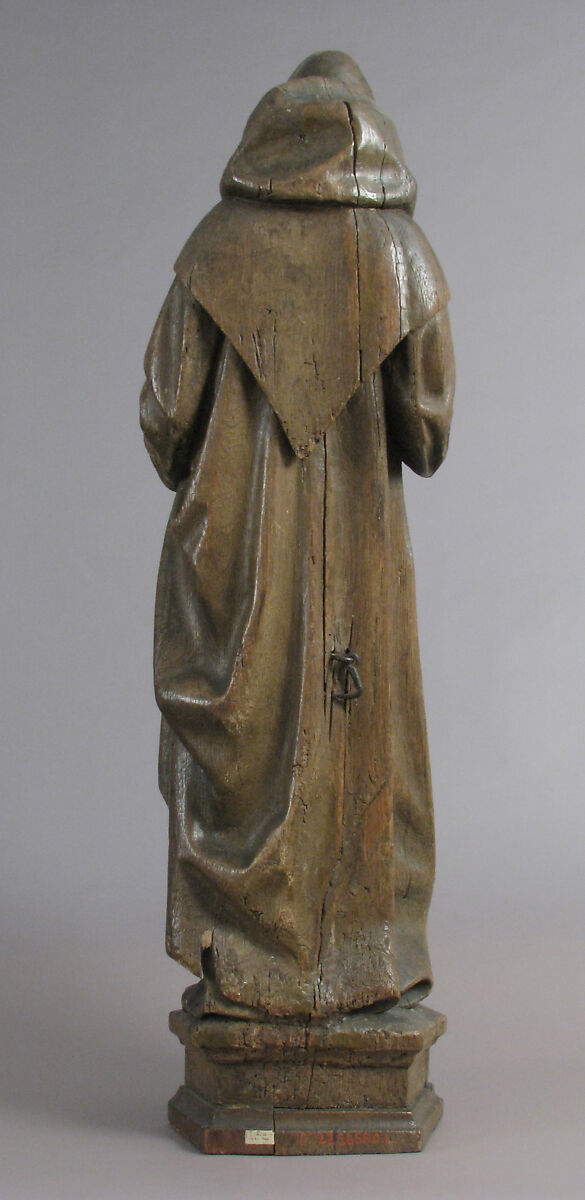 Monastic Saint, Oak, Netherlandish (?)