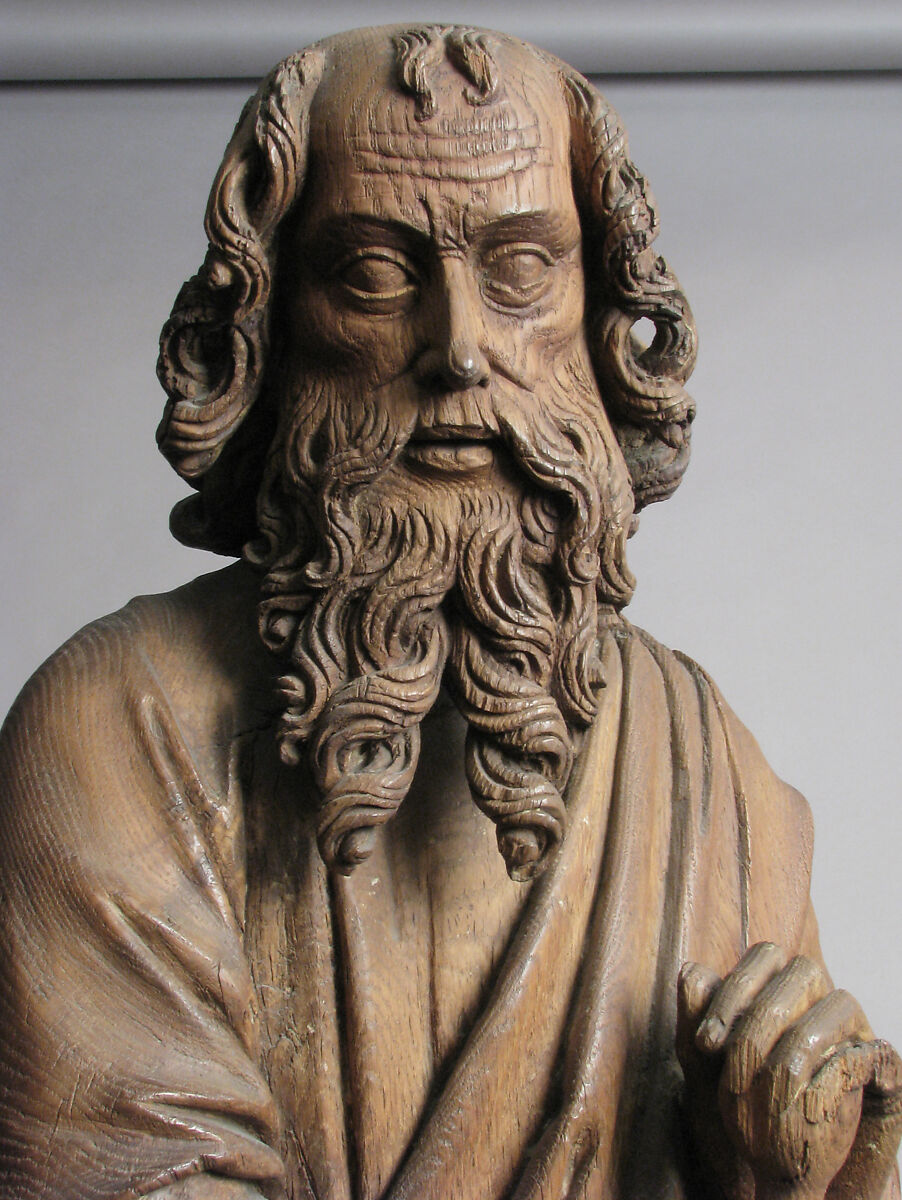 St. Paul, Oak, traces of polychromy, French