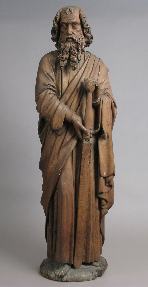 St. Paul, Oak, traces of polychromy, French