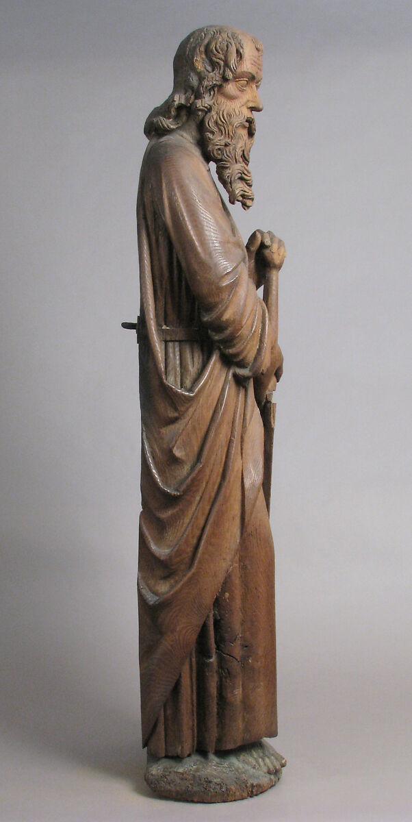 St. Paul, Oak, traces of polychromy, French