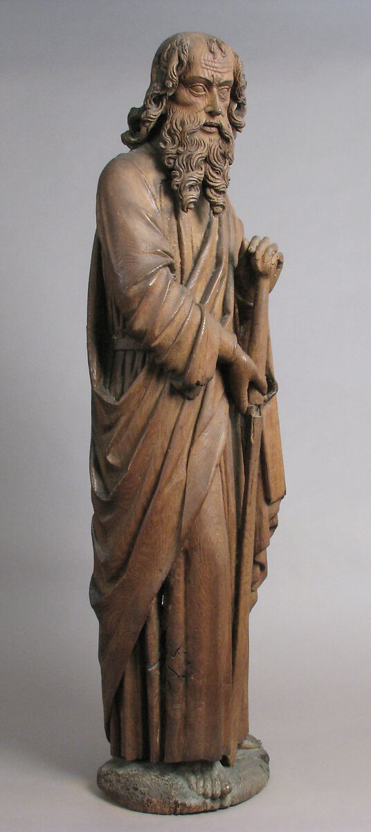 St. Paul, Oak, traces of polychromy, French 