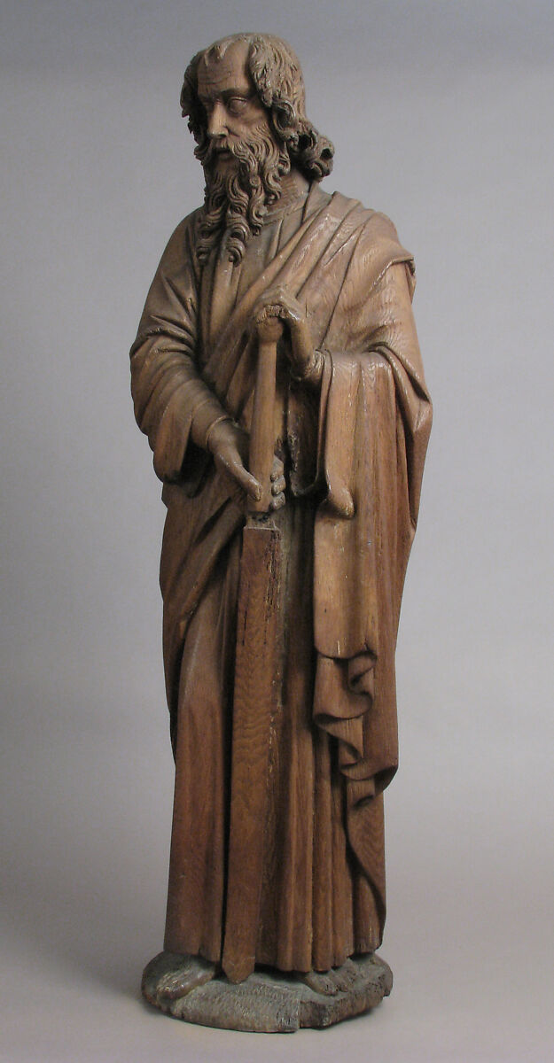 St. Paul, Oak, traces of polychromy, French