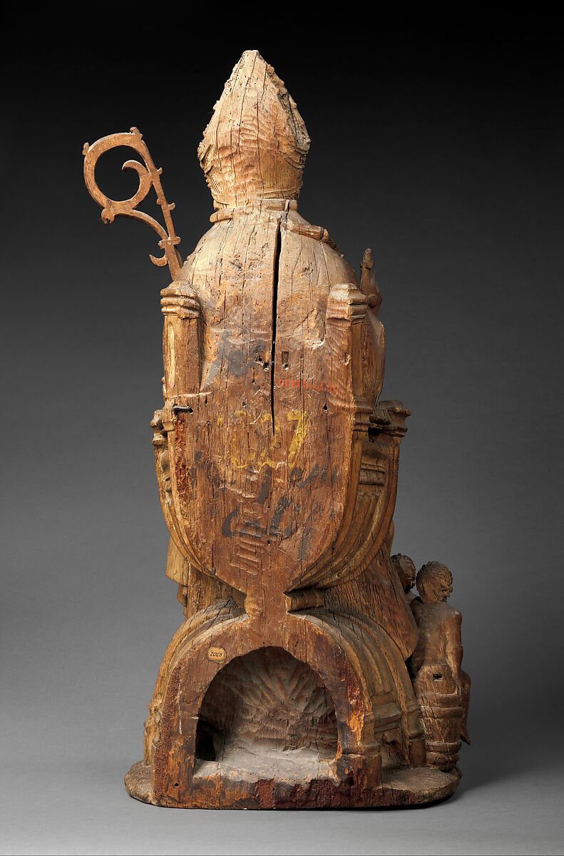 Saint Nicholas with the Three Boys in the Pickling Tub, Oak, South Netherlandish