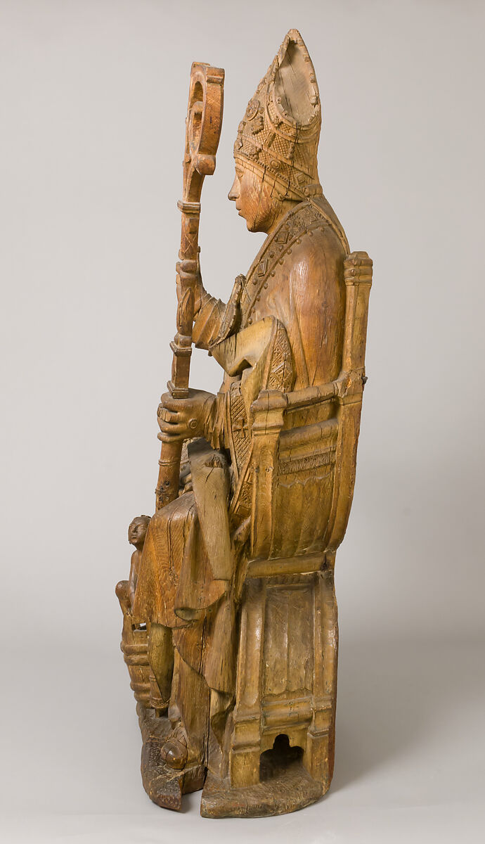 Saint Nicholas with the Three Boys in the Pickling Tub, Oak, South Netherlandish