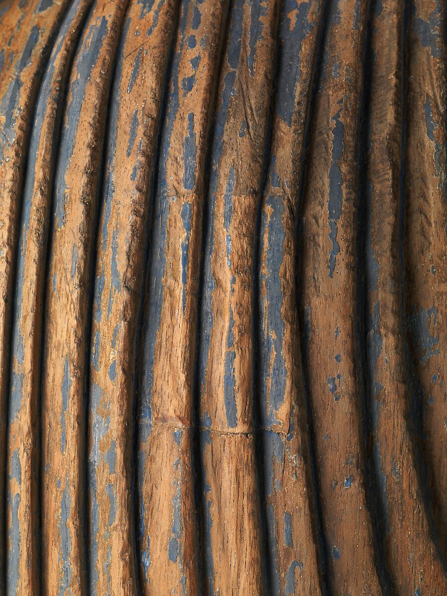 Virgin and Child in Majesty, Walnut with paint, tin relief on a lead white ground, and linen, French