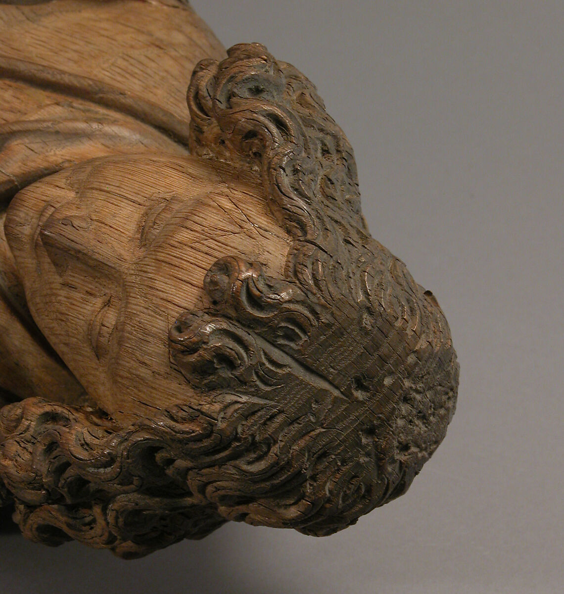Angel with Emblem of The Passion, Oak, French