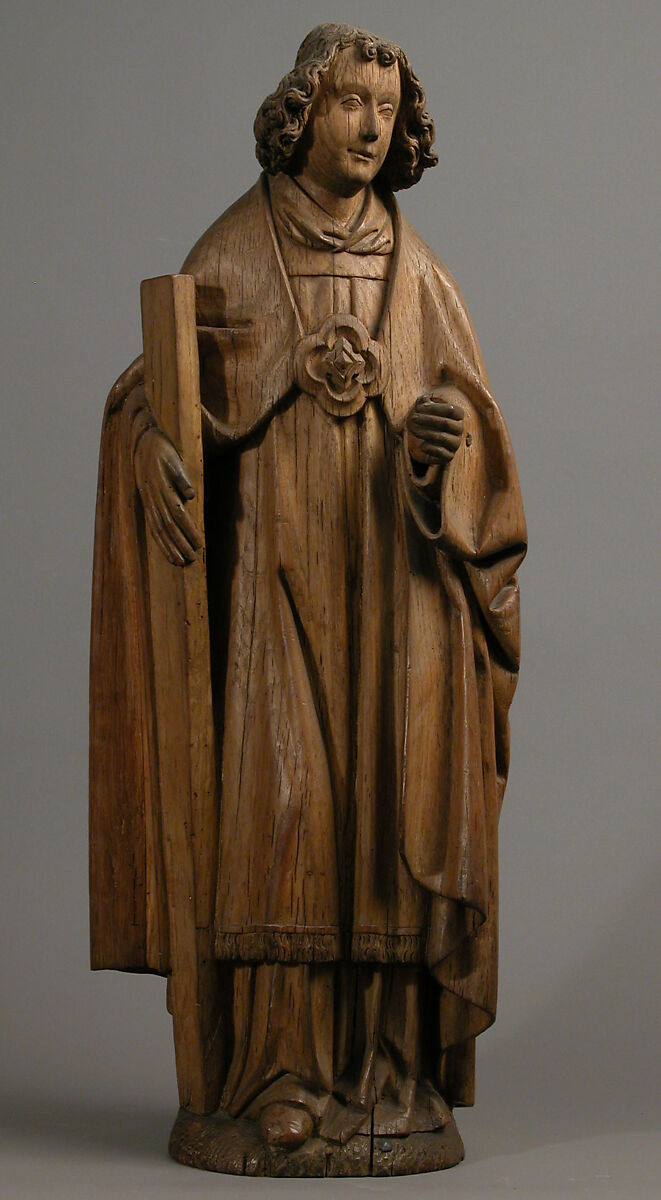 Angel with Emblem of The Passion, Oak, French