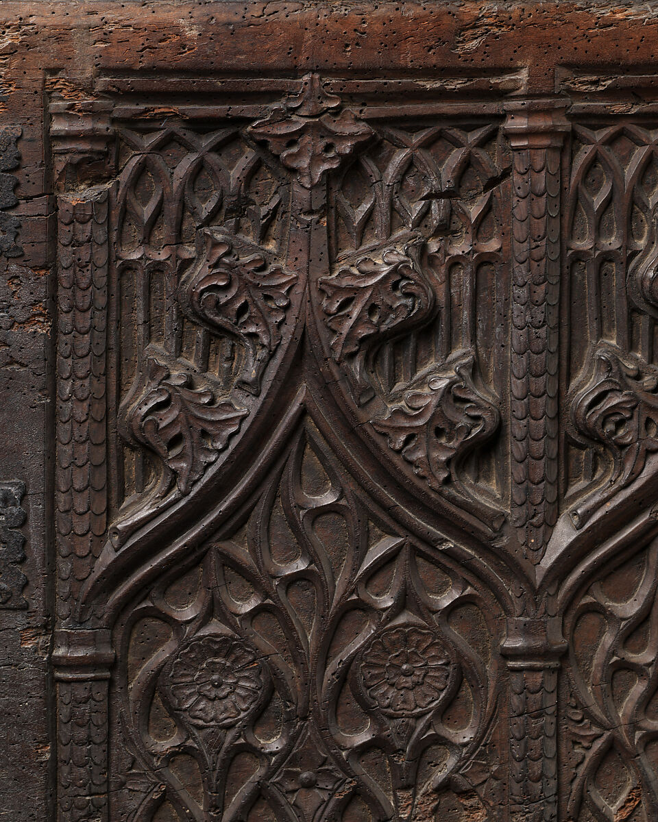 Chest, Walnut, iron mounts, French