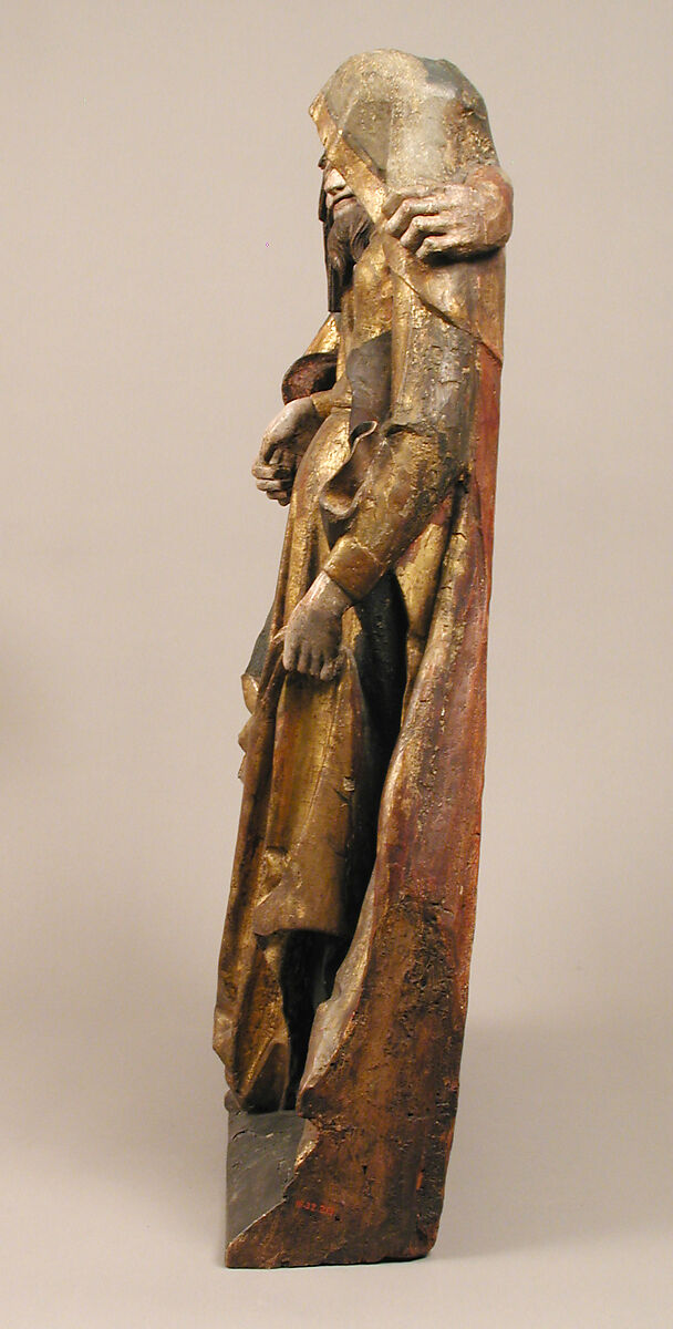 Meeting of Saints Joachim and Anne at the Golden Gate, Benedikt Dreyer (German, active Lübeck, ca. 1500–1525), Oak with polychromy and gilding, North German