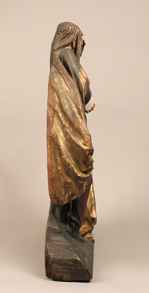 Meeting of Saints Joachim and Anne at the Golden Gate, Benedikt Dreyer (German, active Lübeck, ca. 1500–1525), Oak with polychromy and gilding, North German