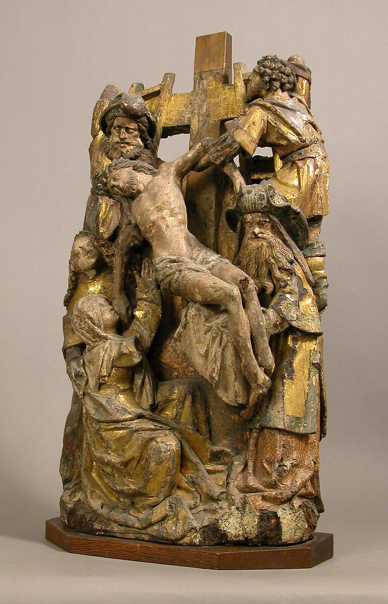 Descent from the Cross, Oak with polychromy and gilding, South Netherlandish