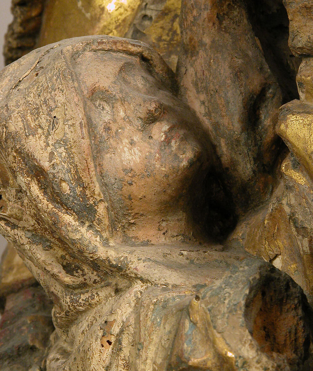 Descent from the Cross, Oak with polychromy and gilding, South Netherlandish