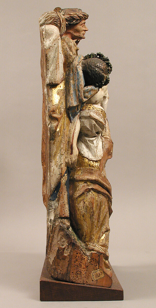 Descent from the Cross, Fruitwood with paint, South Netherlandish
