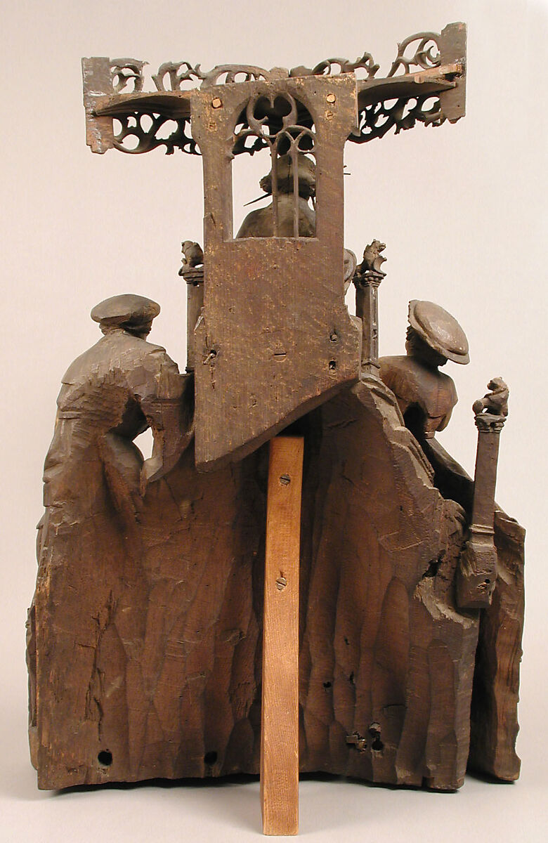 Christ among the Doctors, Oak, polychromy, parcel gilt, German