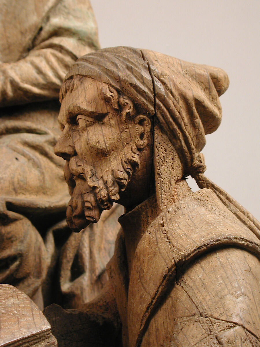 Christ among the Doctors, Oak, polychromy, parcel gilt, German