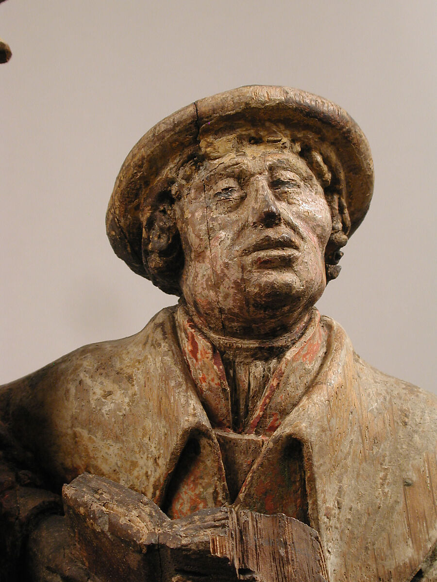 Christ among the Doctors, Oak, polychromy, parcel gilt, German