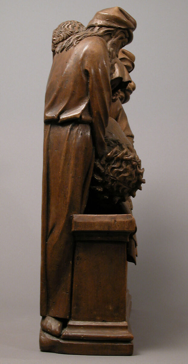 The Entombment of Christ, Walnut with traces of paint, German