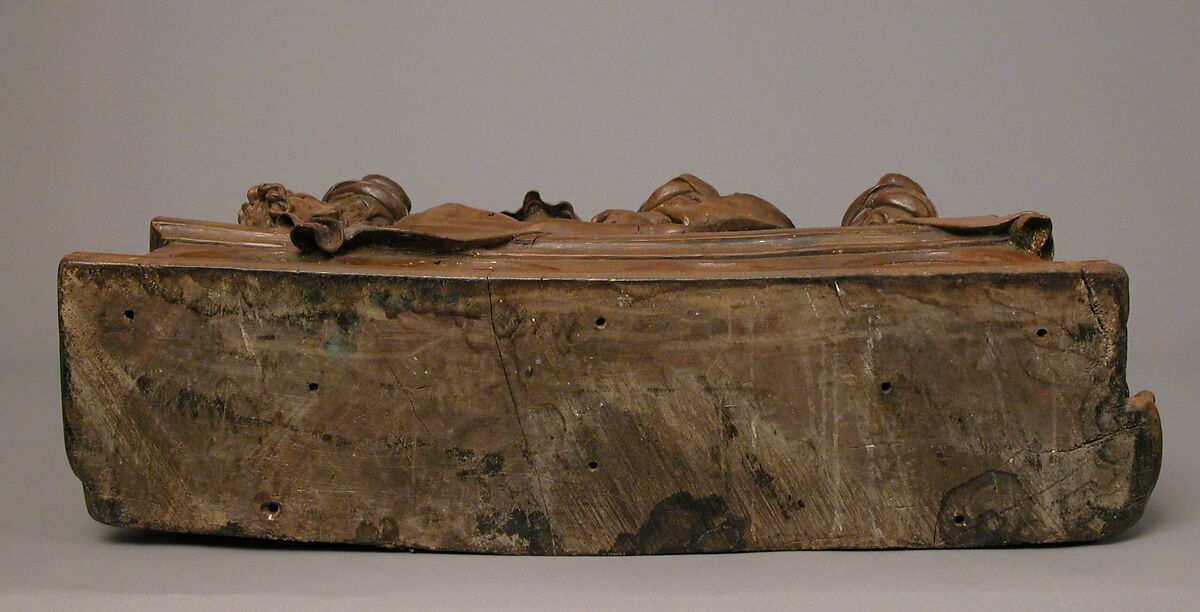 The Entombment of Christ, Walnut with traces of paint, German