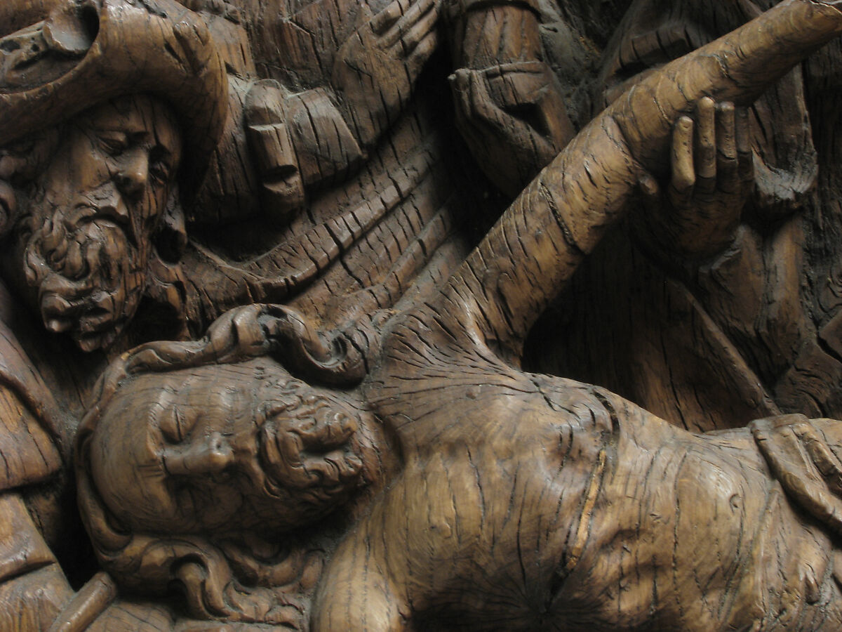 The Entombment, School of Antwerp, Oak, South Netherlandish