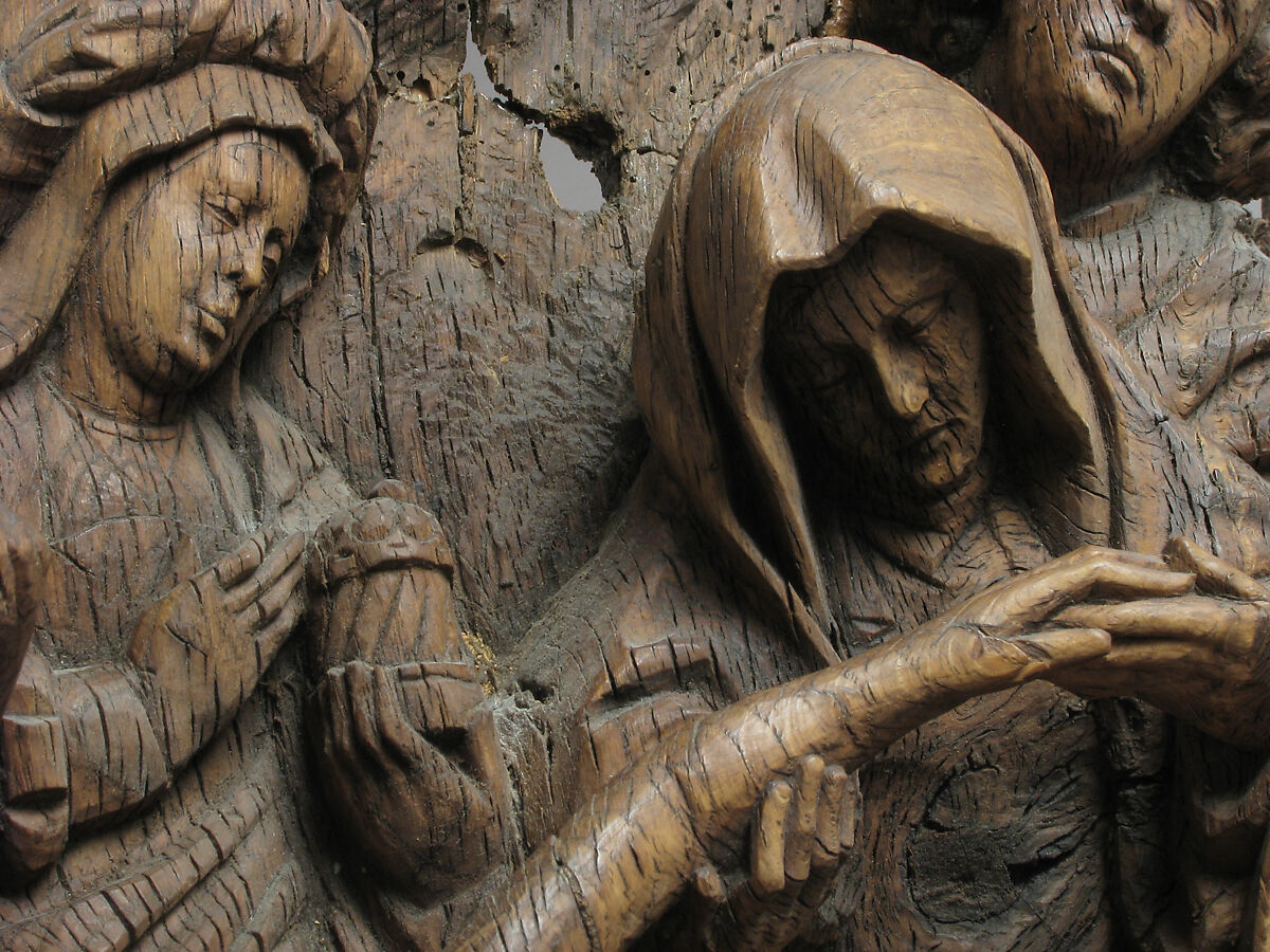 The Entombment, School of Antwerp, Oak, South Netherlandish