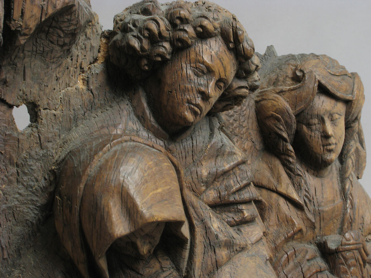 The Entombment, School of Antwerp, Oak, South Netherlandish