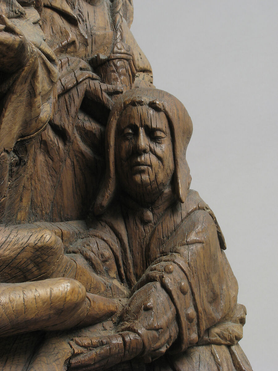 The Entombment, School of Antwerp, Oak, South Netherlandish