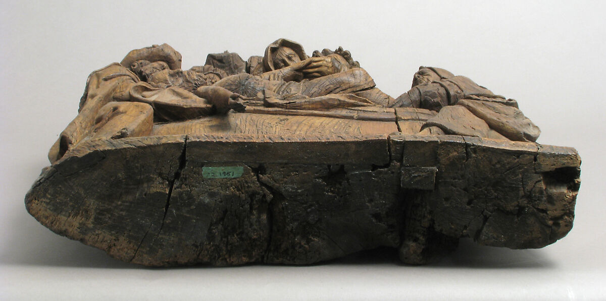 The Entombment, School of Antwerp, Oak, South Netherlandish