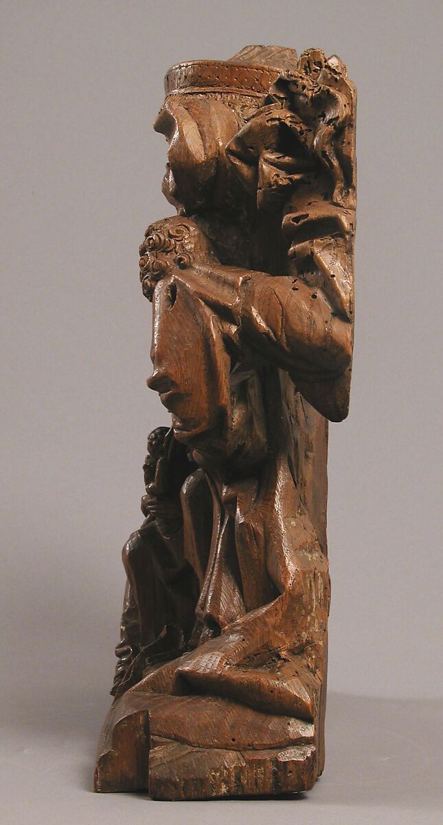 Saint Anne with the Virgin and Child, Oak, German