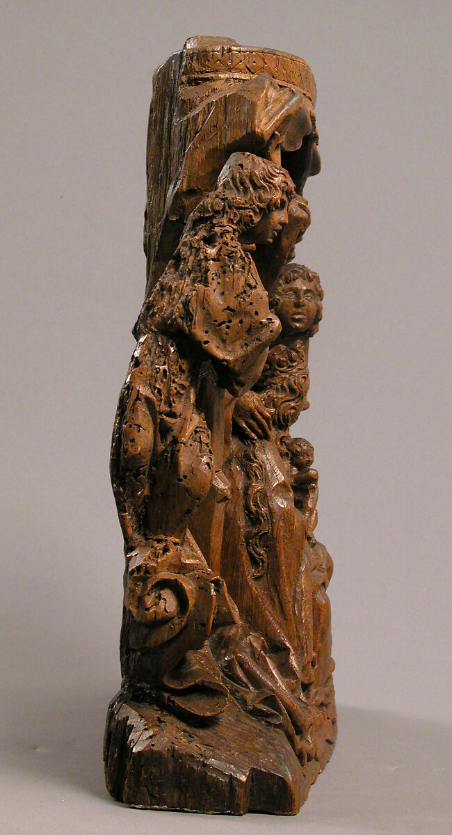 Saint Anne with the Virgin and Child, Oak, German