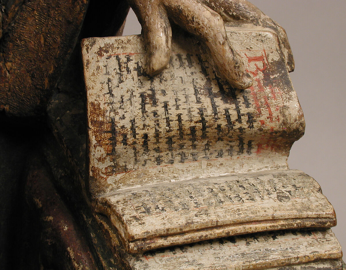 Virgin of the Annunciation, Oak, polychromy & gilding, South German