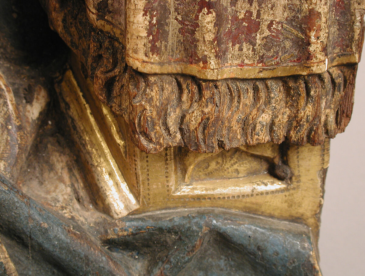 Virgin of the Annunciation, Oak, polychromy & gilding, South German