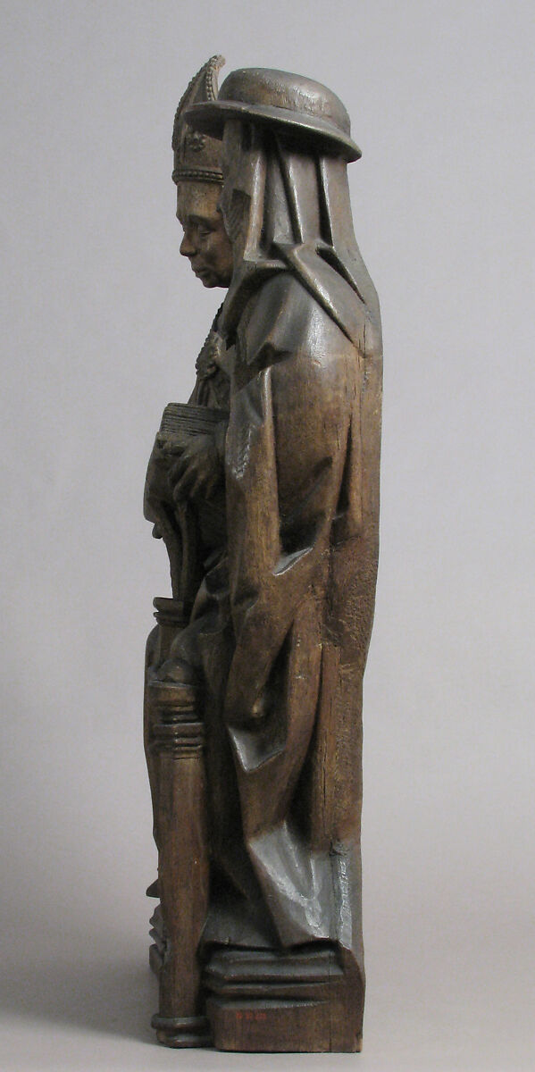 St. Augustine (or St. Ambrose) and St. Jerome, Oak, German