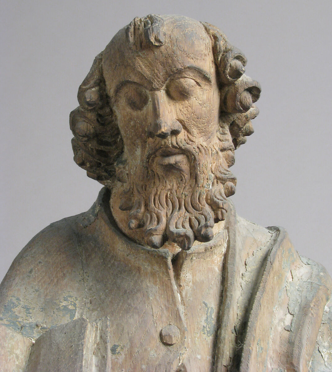 Saint Peter, Oak with traces of polychromy and gilding, North Netherlandish