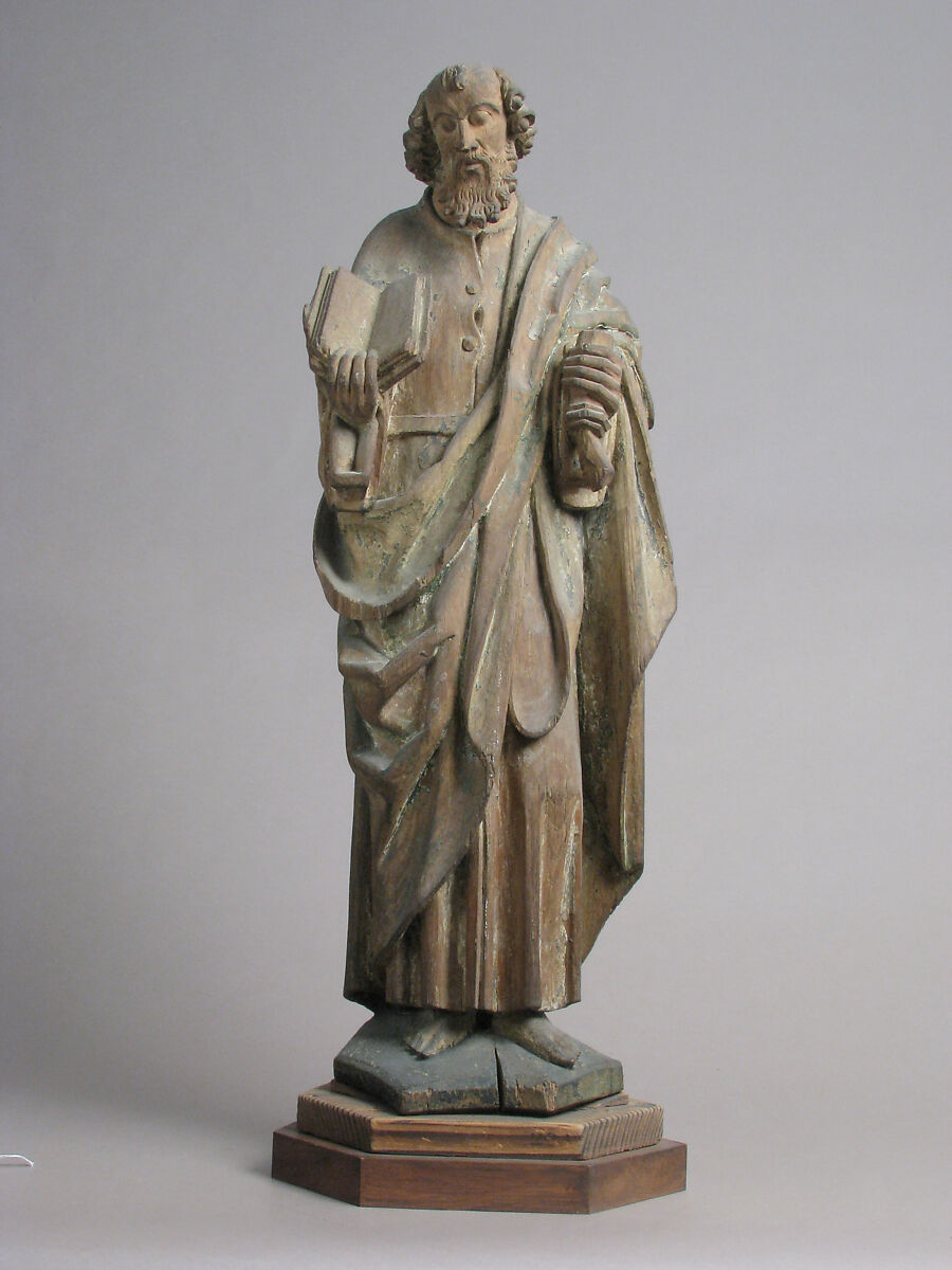 Saint Peter, Oak with traces of polychromy and gilding, North Netherlandish 