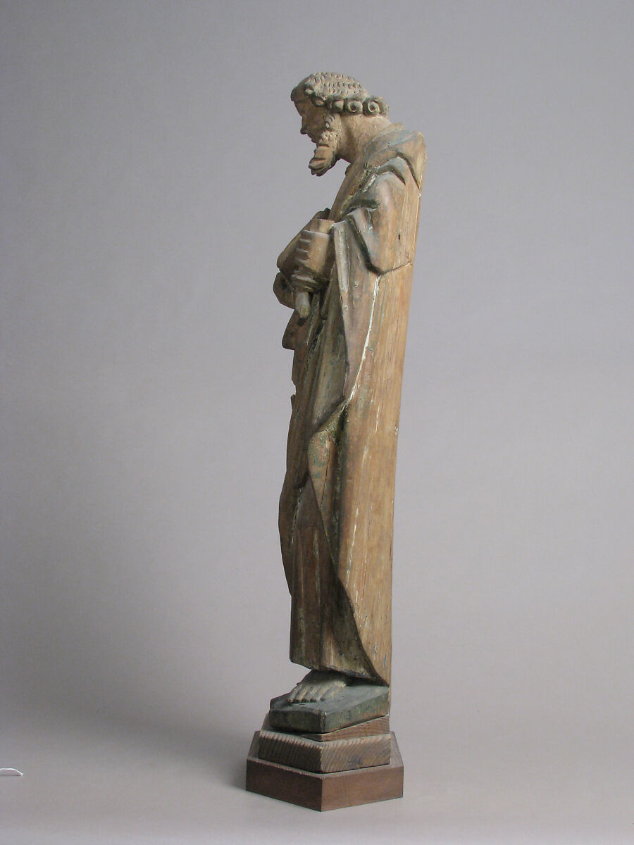 Saint Peter, Oak with traces of polychromy and gilding, North Netherlandish