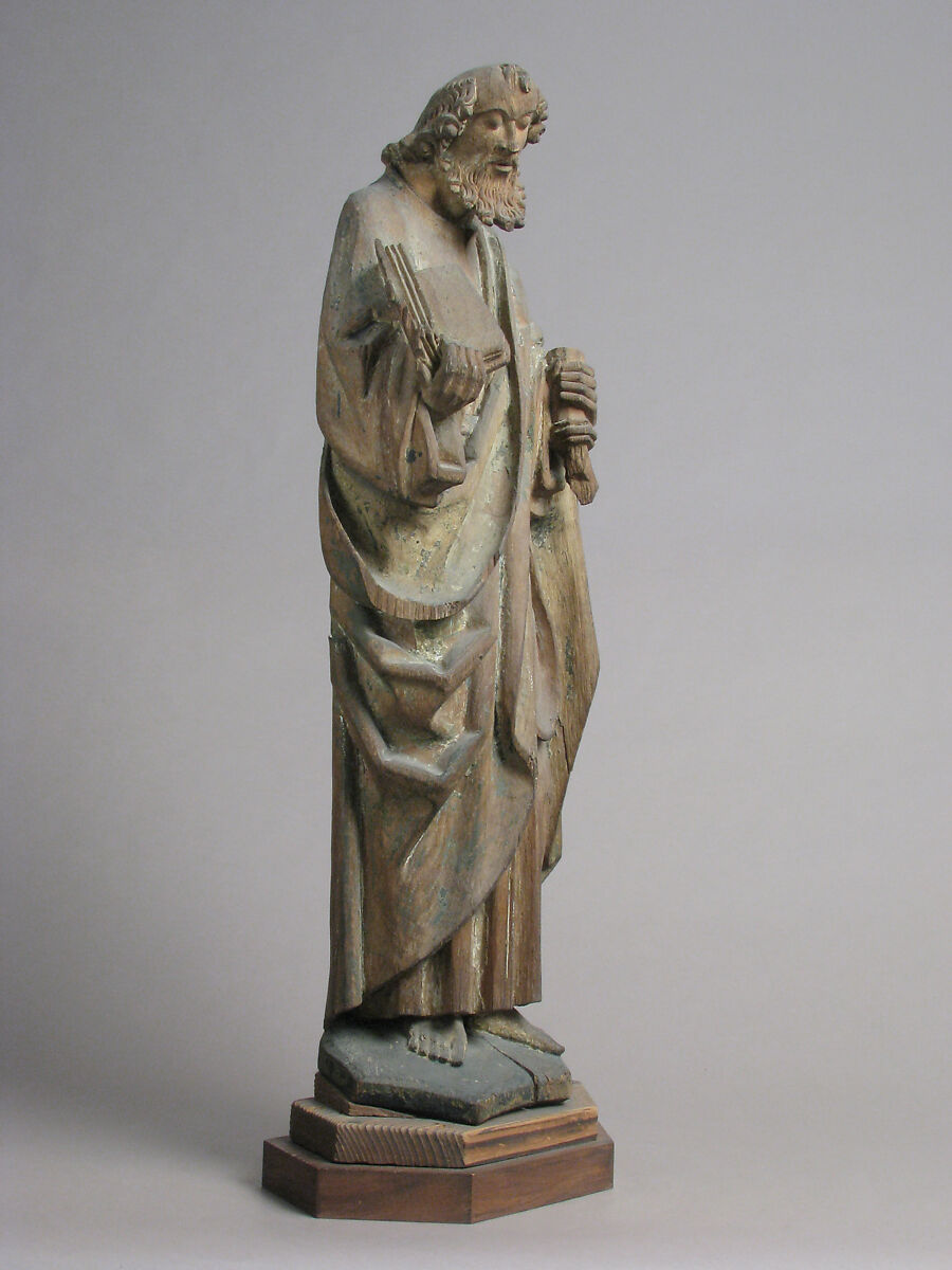 Saint Peter, Oak with traces of polychromy and gilding, North Netherlandish