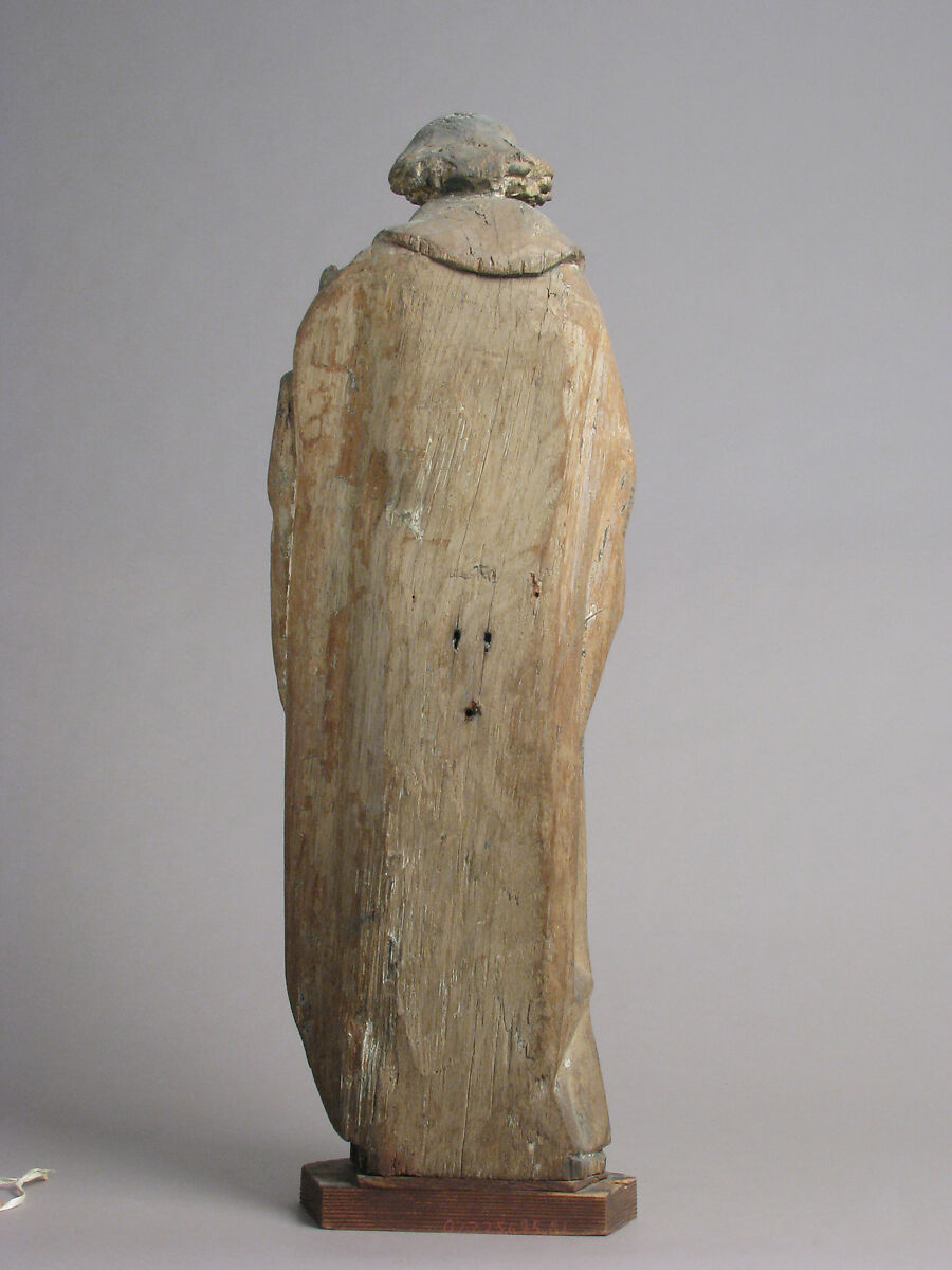 Saint John, Apostle and Evangelist, Oak with traces of polychromy and gilding, North Netherlandish