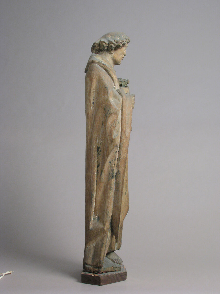 Saint John, Apostle and Evangelist, Oak with traces of polychromy and gilding, North Netherlandish