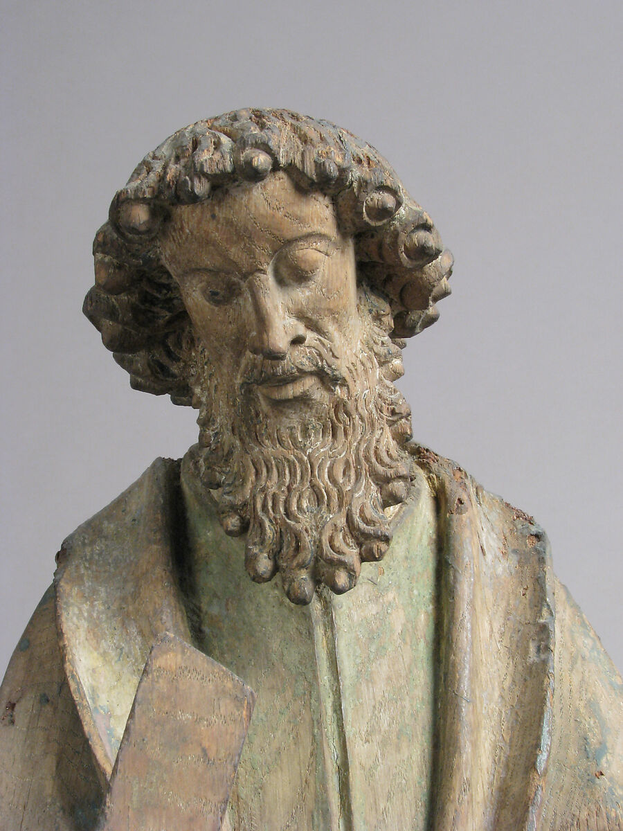 Saint Thomas, Oak with traces of polychromy and gilding, North Netherlandish